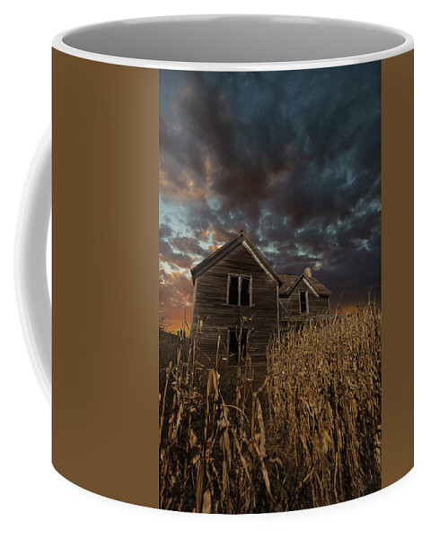 Abandoned Coffee Mug featuring the photograph Haunted #1 by Aaron J Groen