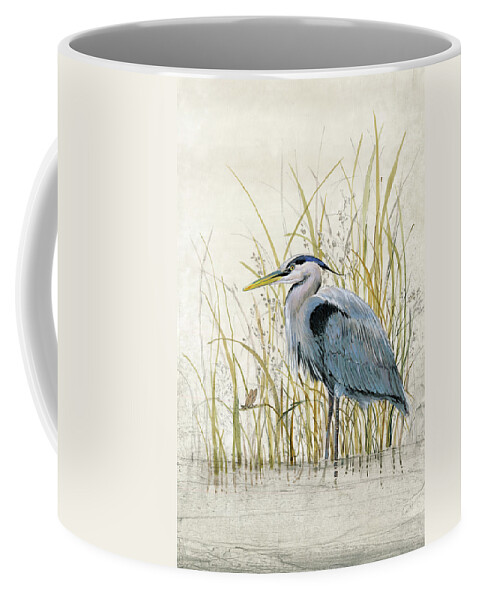 Animals Coffee Mug featuring the painting Heron Sanctuary II #1 by Tim Otoole