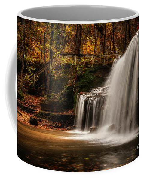 Waterfall Coffee Mug featuring the photograph Hidden Falls #1 by Bill Frische