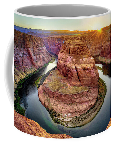 Estock Coffee Mug featuring the digital art Horseshoe Bend, Page, Arizona #1 by Joanne Montenegro