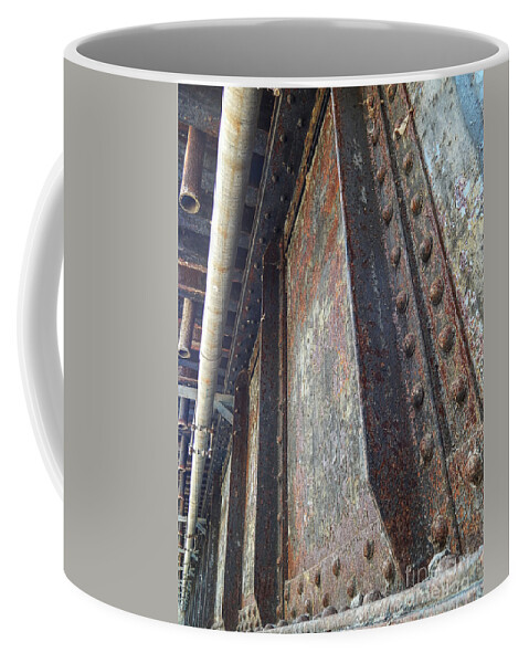 Bridge Coffee Mug featuring the photograph Industrial Structure #1 by Phil Perkins