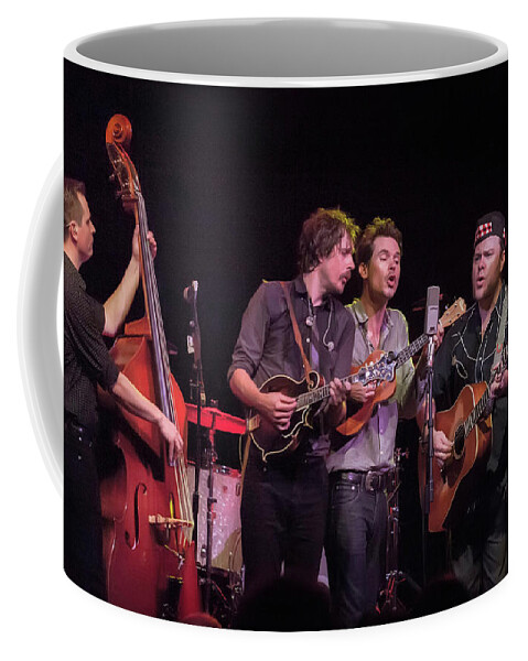 Ketch Secor Coffee Mug featuring the photograph Ketch Secor, Chance Mccoy And Cory Younts by Micah Offman