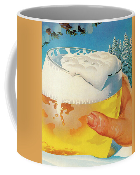 Large Glass of Beer #1 Coffee Mug by CSA Images - Pixels