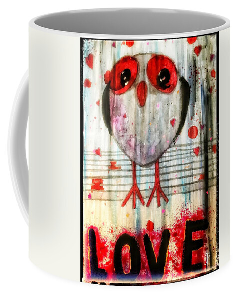 Love Coffee Mug featuring the painting Love #1 by Christine Paris