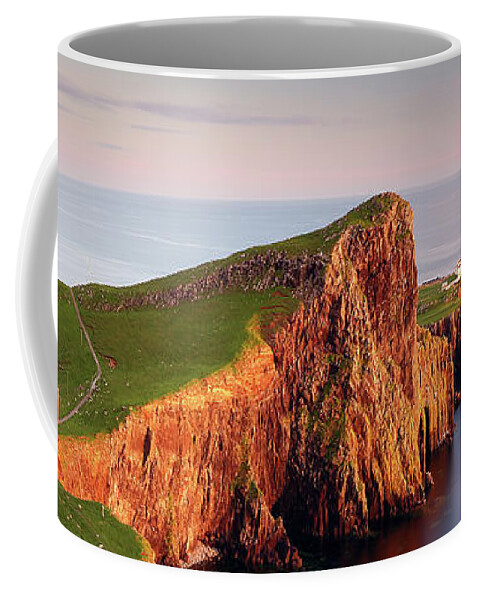 Scottish Landscape Coffee Mug featuring the photograph Neist Point Sunset - Isle of Skye #2 by Grant Glendinning