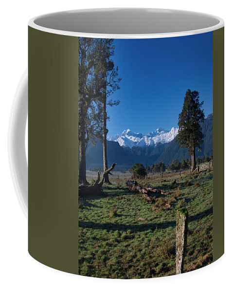 New Zealand Coffee Mug featuring the photograph New Zealand Alps by Steven Ralser