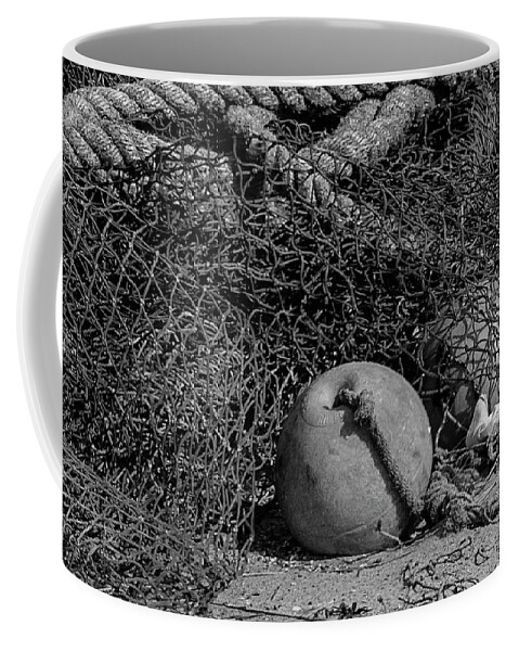 Fishing Coffee Mug featuring the photograph Of The Sea #1 by Cathy Kovarik