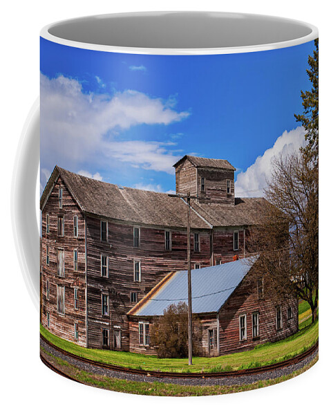 Architecture Coffee Mug featuring the photograph Old Flour Mill by Donald Pash