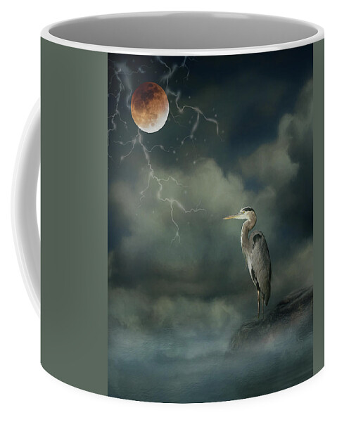 Composite Coffee Mug featuring the photograph Poised #1 by Rebecca Cozart