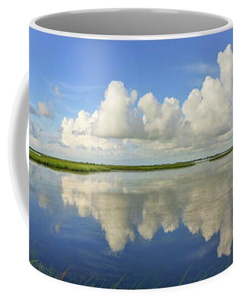  Coffee Mug featuring the photograph Port Bay Pano by Christopher Rice