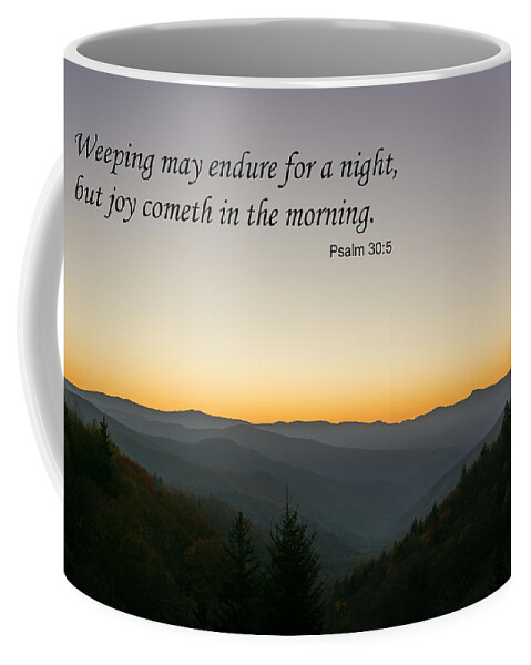 Great Coffee Mug featuring the photograph Psalm 30 Sunrise #2 by Douglas Wielfaert