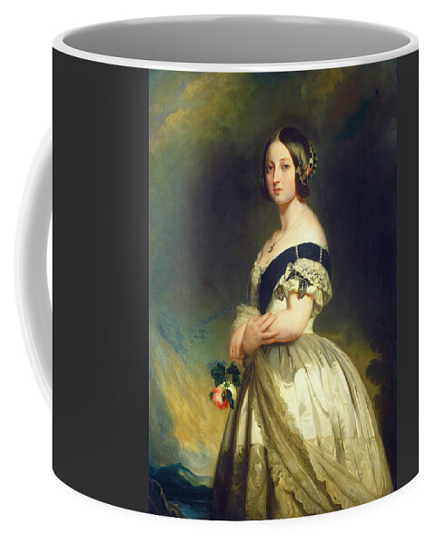 B1019 Coffee Mug featuring the painting Queen Victoria #3 by Franz Xaver Winterhalter