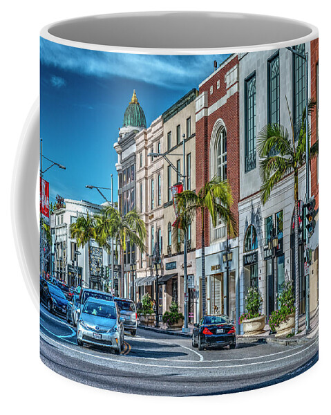Rodeo Drive Coffee Mug featuring the photograph Rodeo Drive Beverly Hills #3 by David Zanzinger