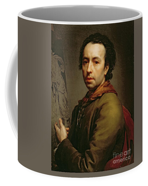 Anton Raphael Mengs Coffee Mug featuring the painting Self-Portrait #8 by Anton Raphael Mengs