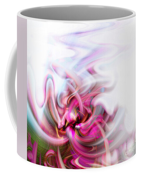 Abstract Coffee Mug featuring the photograph Smoke and Mirrors #1 by Cathy Donohoue