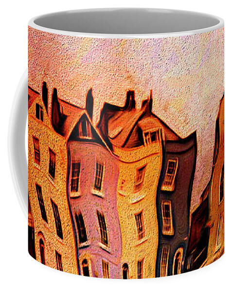 Nag005333 Coffee Mug featuring the digital art Tenby #1 by Edmund Nagele FRPS