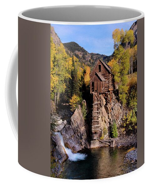 Colorado Coffee Mug featuring the photograph The Crystal Mill by Patrick Campbell