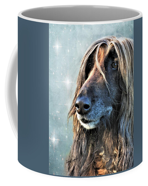 Afghan Hound Coffee Mug featuring the photograph The Diva #1 by Diane Chandler