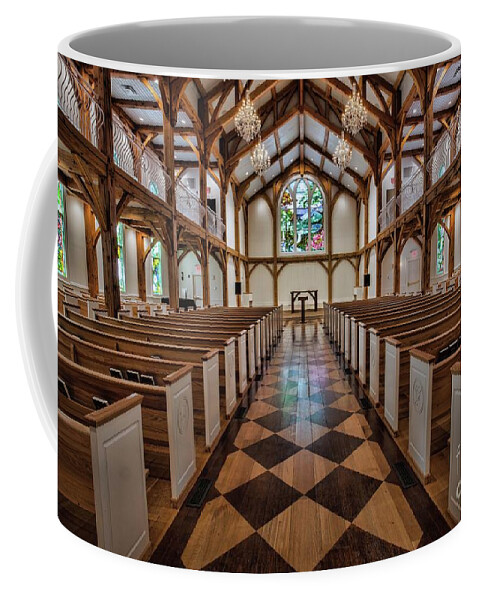 Greenbrier Coffee Mug featuring the photograph The Greenbrier Chapel #1 by Laurinda Bowling
