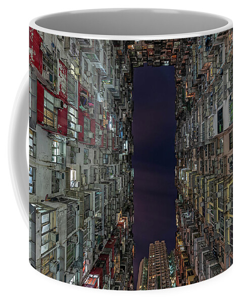 Hong Kong Coffee Mug featuring the photograph The Montane Mansion #1 by Gouzel -