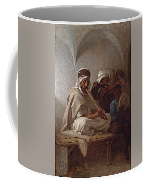 Hippolyte Lazerges Coffee Mug featuring the painting The Musician #2 by Hippolyte Lazerges