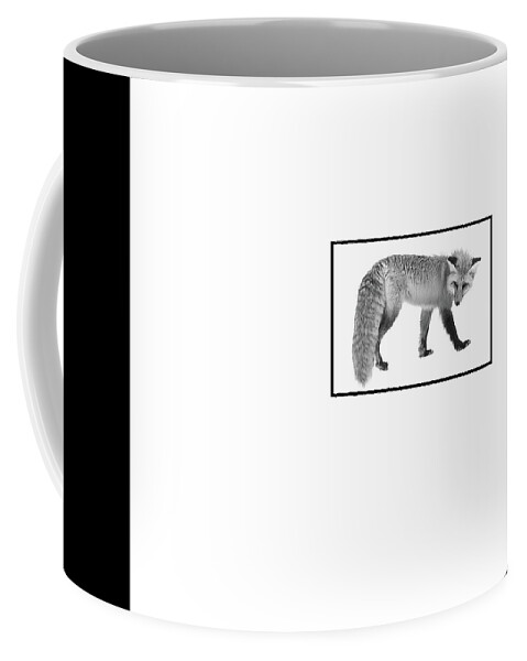 Fox Coffee Mug featuring the photograph The Silver Fox #2 by Andrea Kollo