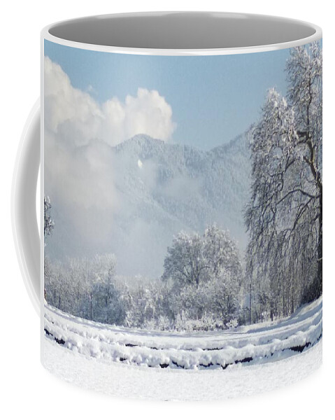 Coffee Mug featuring the photograph The Snow Story by Jacob