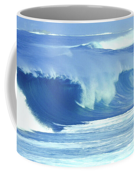 Ocean Waves Coffee Mug featuring the photograph The Wave #1 by Scott Cameron