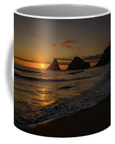 Sunset Coffee Mug featuring the photograph Time Rolls On #1 by Bonnie Bruno