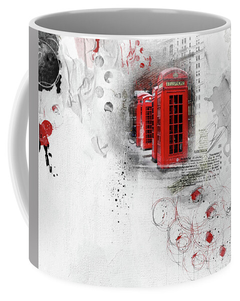 London Coffee Mug featuring the digital art Timeless #2 by Nicky Jameson