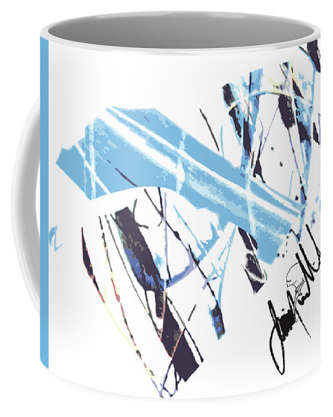  Coffee Mug featuring the digital art tri #1 by Jimmy Williams