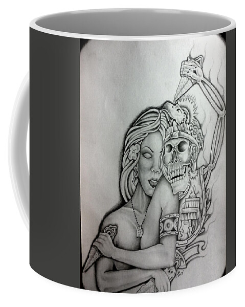 Mexican American Art Coffee Mug featuring the photograph Untitled 1 by Abraham Reasons Ledesma