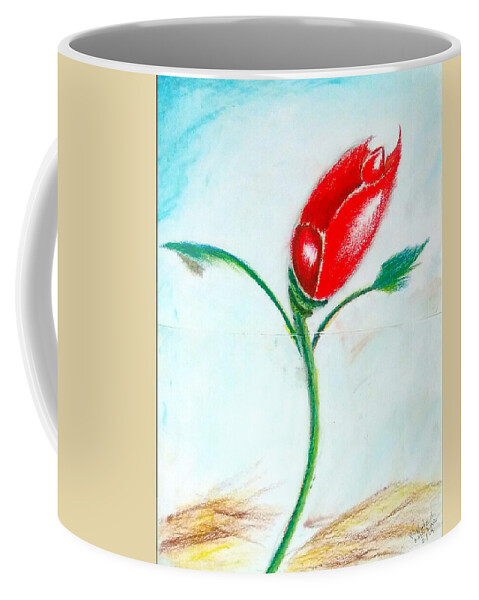 Black Art Coffee Mug featuring the drawing Untitled 1 by Donald C-Note Hooker