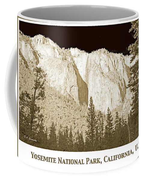Yosemite National Park Coffee Mug featuring the photograph Yosemite National Park, California, U.S.A. #1 by A Macarthur Gurmankin