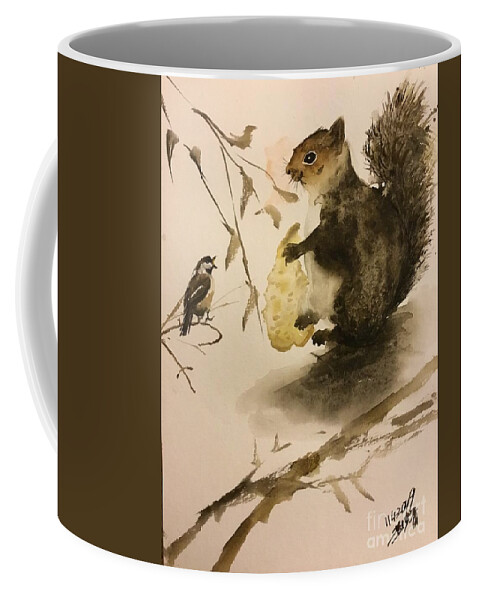 1072019 Coffee Mug featuring the painting 1072019 by Han in Huang wong