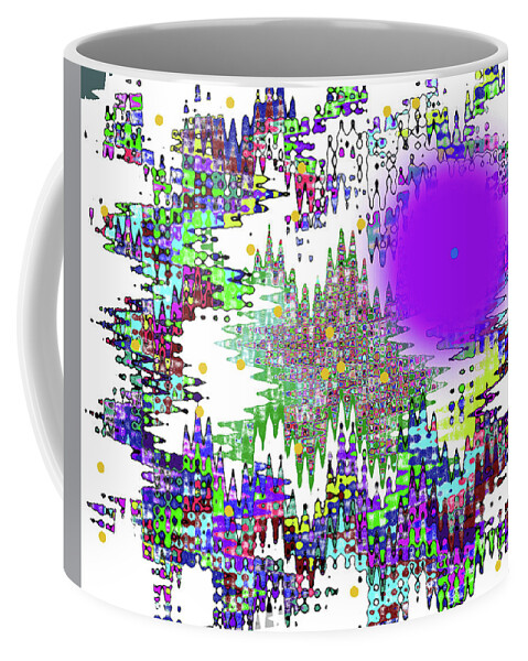 Walter Paul Bebirian Coffee Mug featuring the digital art 12-10-2008zabcdefg by Walter Paul Bebirian
