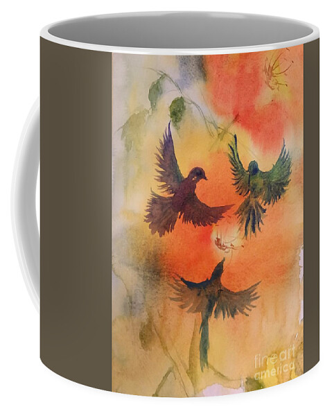 1232019 Coffee Mug featuring the painting 1232019 by Han in Huang wong