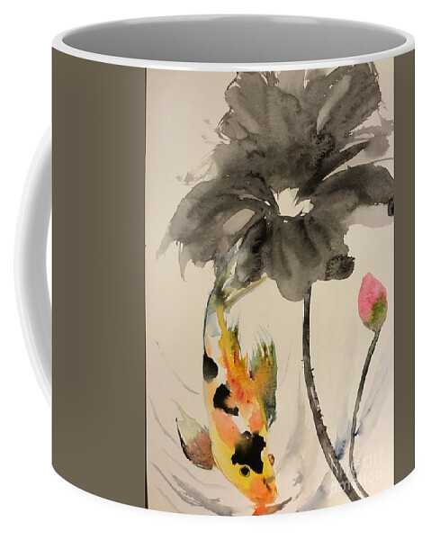 1242019 Coffee Mug featuring the painting 1242029 by Han in Huang wong