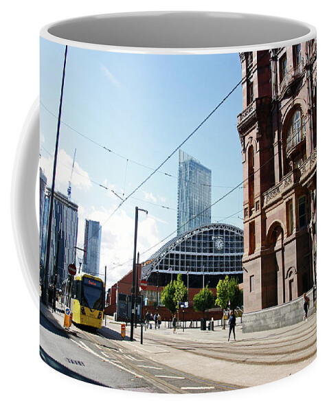 Manchester Coffee Mug featuring the photograph 13/09/18 MANCHESTER. Lower Mosley Street. by Lachlan Main