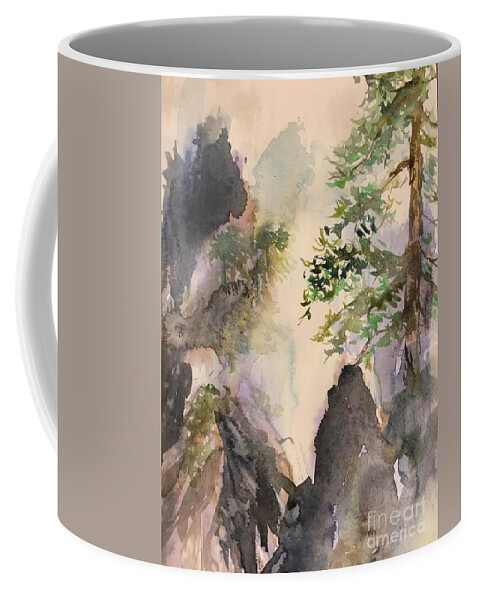 1352019 Coffee Mug featuring the painting 1352019 by Han in Huang wong
