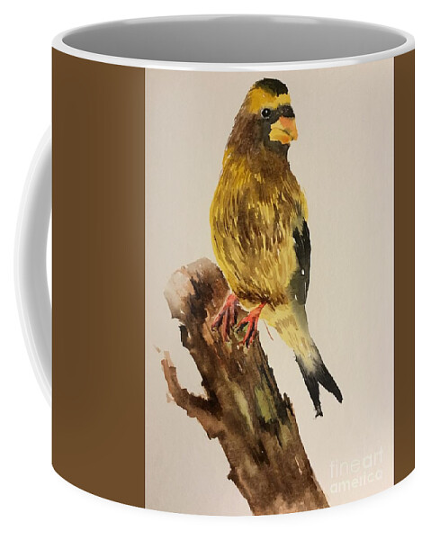 1412019 Coffee Mug featuring the painting 1412019 by Han in Huang wong