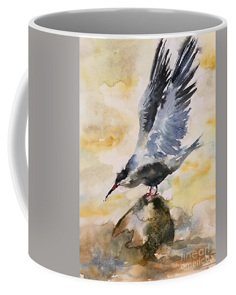 1432019 Coffee Mug featuring the painting 1432019 by Han in Huang wong