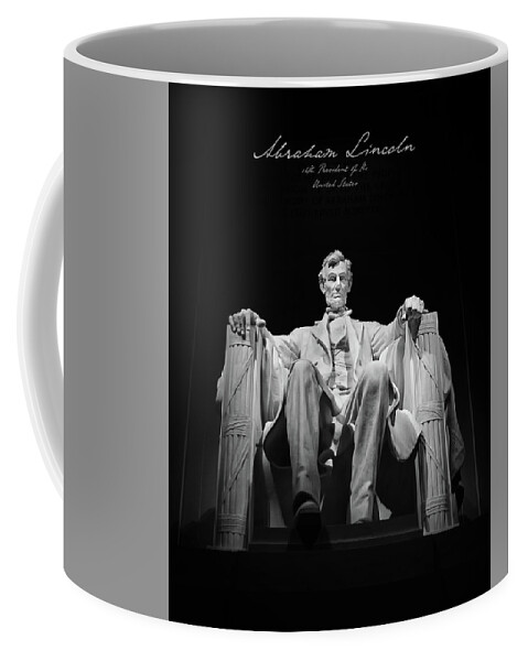 Abraham Lincoln Coffee Mug featuring the photograph 16th President by American Landscapes