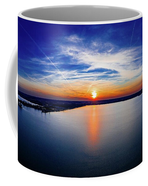  Coffee Mug featuring the photograph Lake Sunset #17 by Brian Jones