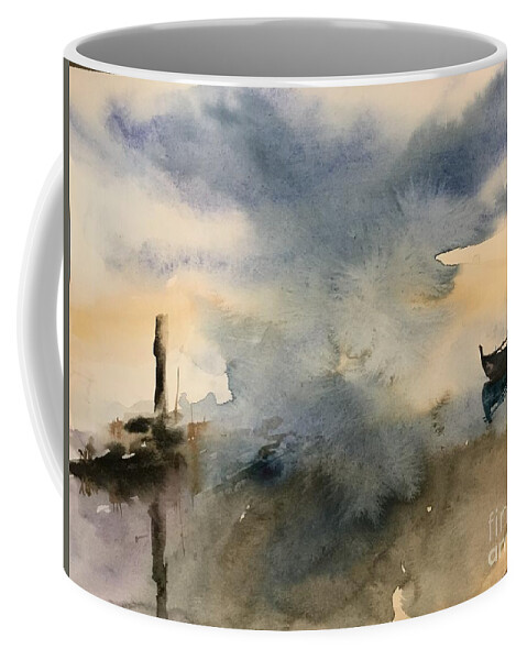 1902019 Coffee Mug featuring the painting 1902019 by Han in Huang wong
