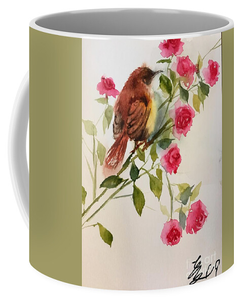 1922019 Coffee Mug featuring the painting 1922019 by Han in Huang wong