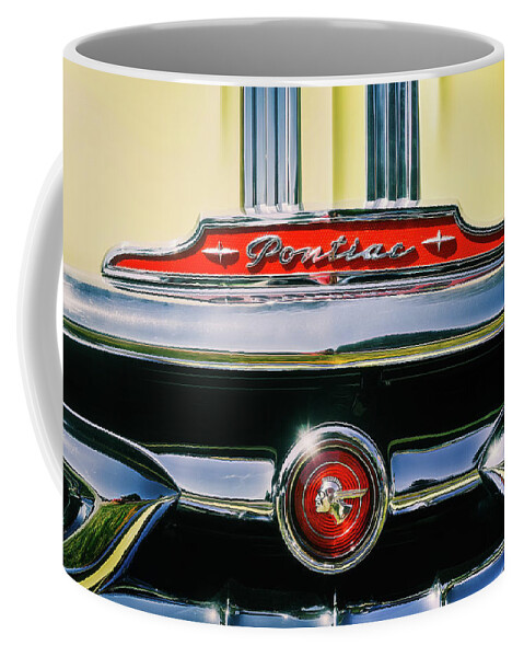 Vehicle Coffee Mug featuring the photograph 1953 Pontiac Grille by Scott Norris