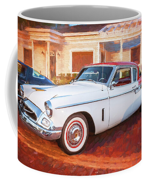 1955 Studebaker Coffee Mug featuring the photograph 1955 Studebaker President 116 by Rich Franco