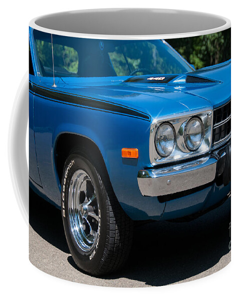 1973 Roadrunner Coffee Mug featuring the photograph 1973 Roadrunner 440 by Anthony Sacco