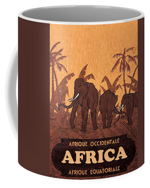 Africa Coffee Mug featuring the digital art Africa #2 by Long Shot